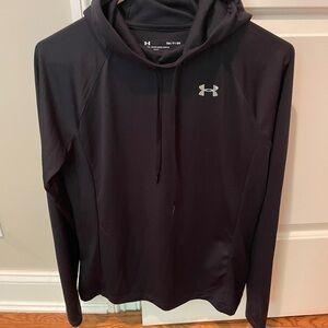 Under Armour Black HeatGear Hoodie women’s small